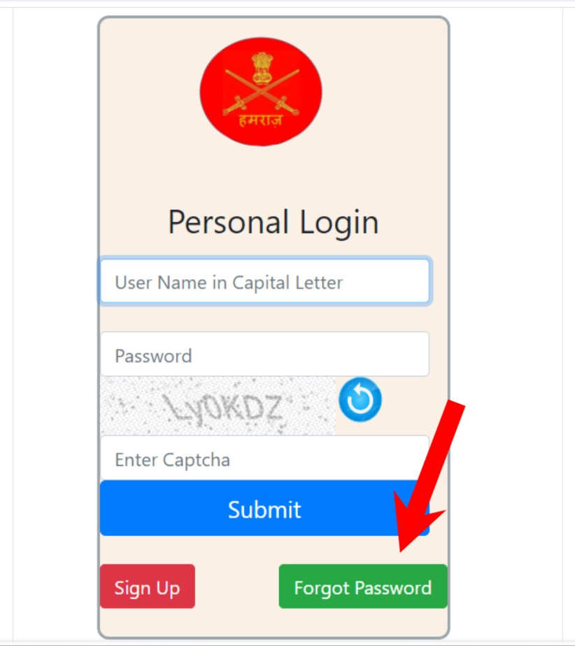 hamraaz Forget Password.png